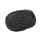 thumbnail image 3 of Hilo de lana grueso, hilo grueso, hilo para tejer brazos, hilo grueso, hilo jumbo para tejer almohadas, suéteres, camas para mascotas, macramé Negro, 3 of 8