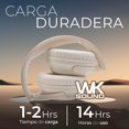 thumbnail image 4 of Audífono Inalámbrico Con Energía Solar Blanco Beluga M1 Wekome, 4 of 6