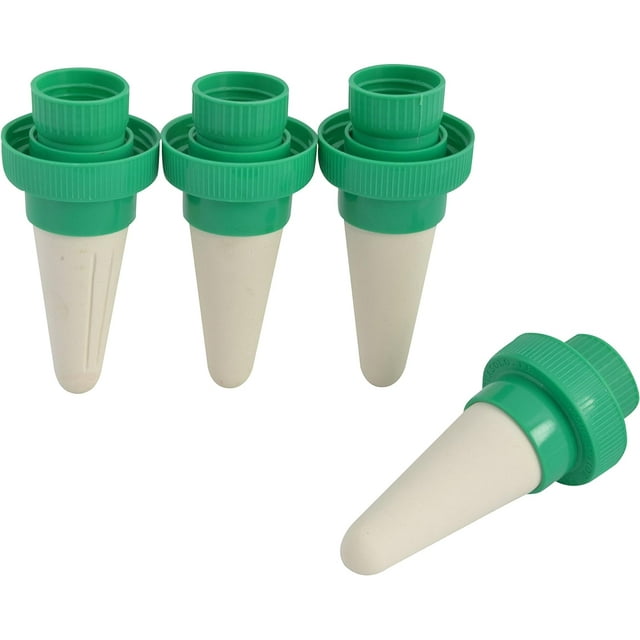 4 macetas verdes para plantas, automáticas, para el hogar, con forma de gota, para Coca-Cola, para acuario, cascada