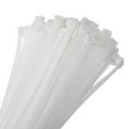 thumbnail image 1 of Unique Bargains 200pcs 10' 53 Lbs Cable Zip Ties Self-Locking Long Nylon Cable Tie Wraps 5/16' for Cord Management, White, 1 of 6