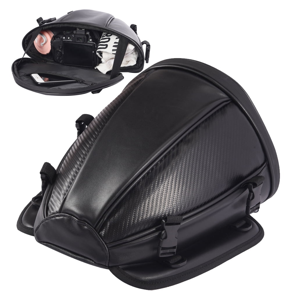 Farfi Waterproof Motorcycle Motorbike Rear Trunk Back Seat Carry Luggage  Tail Bag Case