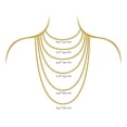 thumbnail image 5 of Cadena de plata 925 Imperial Jewelry Torsal Figaro 55cm Calibre 7.5mm, 5 of 5