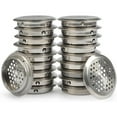 thumbnail image 2 of Wall Vent Outlet Stainless Steel Round Exhaust Grille Ventilation Outlet Wall Air Vent Dryer Hood External Extractor, 2 of 4