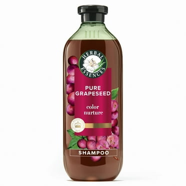 Herbal Essences Pure Grapeseed Color Nurture Sulfate Free Shampoo, for All Hair Types, 13.5 fl oz