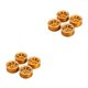 thumbnail image 1 of Paquete de 4 llantas Tholdsy metal 1:28 neumáticos Hubs Reemplazo para Wltoys P929 P939 K969 K979 Oro 2piezas, 1 of 5
