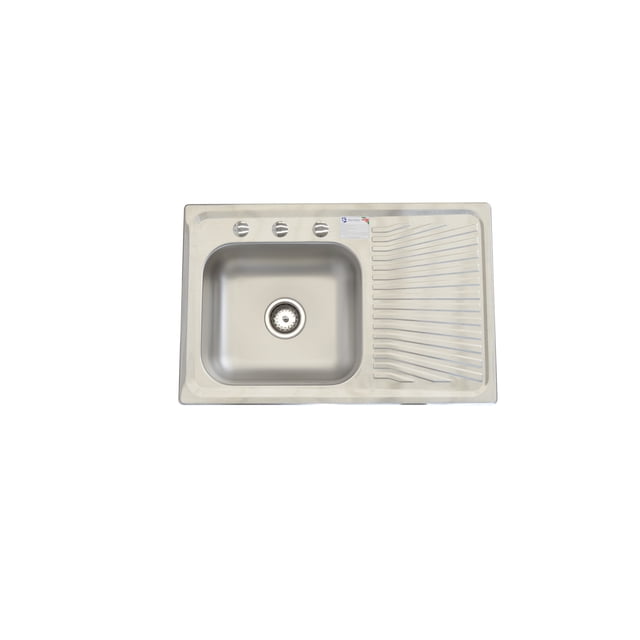 Fregadero Cocina Empotrar 1 Tina 80x52x14 K102 Der. EB Tecnica Linea Mark