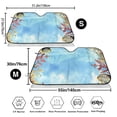 thumbnail image 3 of Picia Sea and Fish Curved Windshield Sunshade Accordion Folding Style Auto Shade for Car Truck SUV Van Blocks UV Ray Sun Visor Protector -, 3 of 7