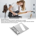 thumbnail image 4 of Puente rígido para guitarra puente fijo para guitarra eléctrica estable 6 cuerdas resistente para reemplazo ANGGREK Otros, 4 of 8