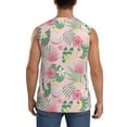 thumbnail image 4 of Balery Tropical Pitaya Men's Sleeveless Muscle Shirts Workout Tank Top, Moisture Wicking, Odor Protection-Small, 4 of 8