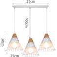 thumbnail image 5 of Artistic Pendant Light, Designer Creativity Modern Wood Pendant Lights For Residence Cafe Kitchen, 5 of 5