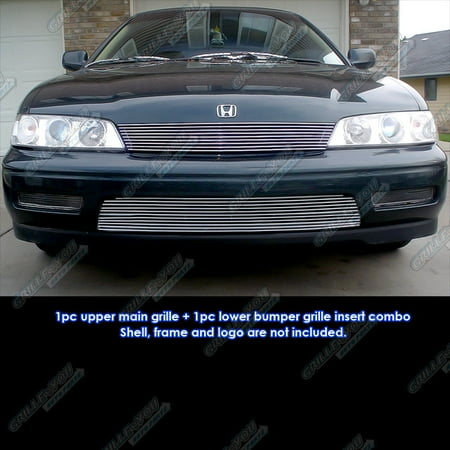 Honda Accord Billet Grille - Fits 94-95 Honda Accord Billet Grille Combo Insert #N19-A84018H