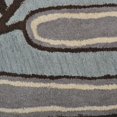thumbnail image 4 of Glitzy Rugs UBSK00735T00X03A1 3 ft. x 5 ft. Hand Tufted Floral Wool Area Rug, Light Blue, 4 of 6