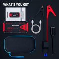 thumbnail image 4 of Povasee Jump Starter 3000A Peak Jump Starter Battery Pack, 12V Jump Box for Car Battery up to 10L Gas or 8L Diesel Engine Battery Jump Starter with Power Bank/Dual Output/LED Light, 4 of 8