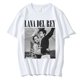 thumbnail image 4 of Camiseta con estampado de Lana Del Rey para hombre, camisetas de Hip Hop 100% de algodón, Tops gráficos de gran tamaño, camisetas informales Harajuku Unisex, 4 of 4
