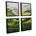thumbnail image 2 of ArtWall Allan Friedlander "Forest And Harvest" 4-Piece Floater-framed Canvas Square Set, 2 of 2