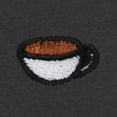 thumbnail image 2 of Dalix Lil Coffee Heavy Cotton Short Sleeve Summer Tee Mens in Charcoal Htr S Small, 2 of 5