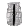 thumbnail image 2 of Winter Warm Dog Clothes Waterproof Pet Padded Vest Zipper Jacket Coat For Chihuahua French Bulldog Pet Puppy Dog Apparel Silver S, 2 of 4