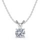 thumbnail image 1 of Collar con Colgante Solitario de Diamante Cultivado en Laboratorio JeenMata Oro Blanco 10 K Medio Quilate Certificación IGI, 1 of 6