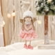 thumbnail image 5 of Pink Lace Skirt Plush Cute Angel Girl Doll Handmade Crafts Pendant Christmas Tree Hanging Ornaments New Year 2022 Xmas Gift Toy, 5 of 5