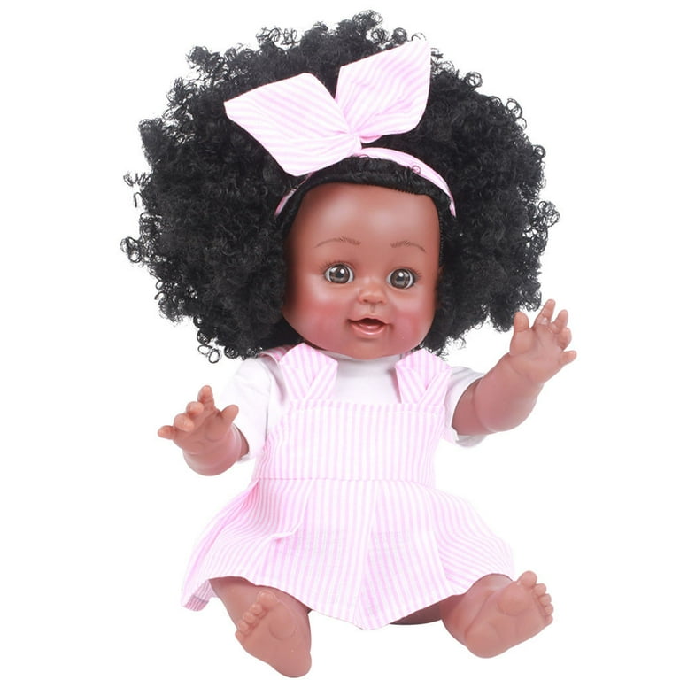 Toys 50% Off Clearance!Tarmeek Baby Doll Toys for Girls Age 3 4 5 6 7 Years  Old,8Inch Black African Black Baby Cute Curly Black Baby Dolls Toy Birthday  Gifts for Kids 