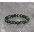 thumbnail image 2 of Natural Russian Jadeite 8mm Round Shape Smooth Cut Beads Stretchable Bracelet for Men & Women., 2 of 2