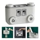 thumbnail image 1 of Soporte para Cepillos de Dientes Macarena Organizador de Almacenamiento Gris, 1 of 8