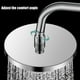 thumbnail image 5 of Rain Shower Head 9 Inch | Silver Finish | Pressure Boosting Large Bathroom Spray Nozzle | Rust Resistant Seamless One Piece | Eco Friendly Water Efficient | Single Head | 22.8x22.8x5cm, 5 of 6