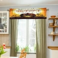 thumbnail image 5 of Coolnut Happy Halloween Valance Curtains for Kitchen or Bathroom, 54x18in Valances Window Treatment Rod Pocket Drape Light Filtering Living Room Bedroom Decor, 5 of 6