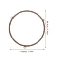 thumbnail image 3 of Miangastore 2Pcs Microwave Turntable Rings Microwave Oven Trays Glass Plate Plastic Support, 3 of 9