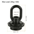 thumbnail image 2 of Unique Bargains 25kg Max Load 30x44mm M10 Thread Ring Shape Female Loop Eye Nut Black 2 Pack, 2 of 5