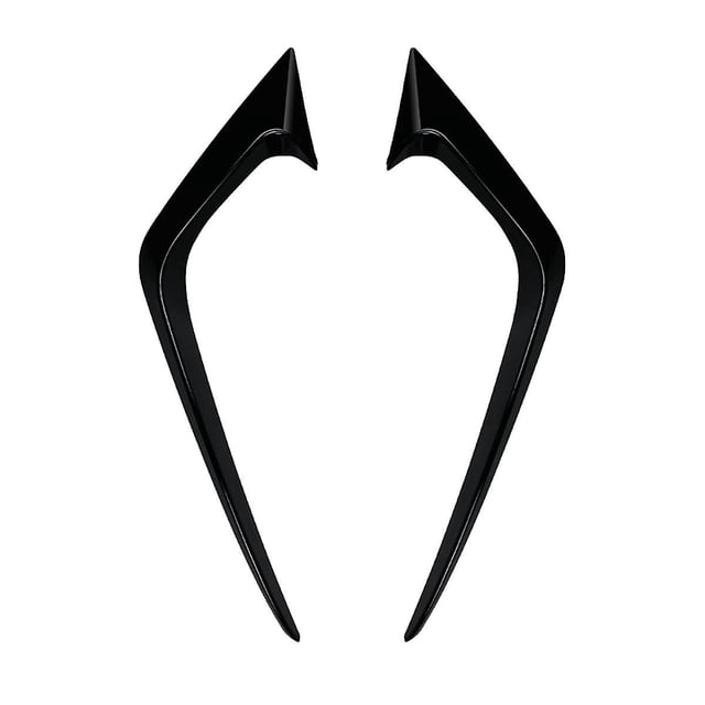 Car Front Bumper Splitter Spoiler Decorative Trims Fog Light Canard for Fiesta ST MK6 2012-2017 Glo