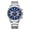 Multifunctional - White Steel - Blue Surface, variant on Men's Locomotive Waterproof Luminous Chronograph Multi-Pointer Quartz Watch