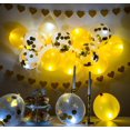 thumbnail image 4 of Ballons confettis dorés illooms 15Pk, 4 of 8