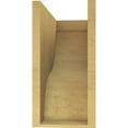 thumbnail image 4 of 8"W x 16"D x 16"H Classic Garner Rough Cedar Woodgrain TimberThane Corbel, Primed Tan, 4 of 6