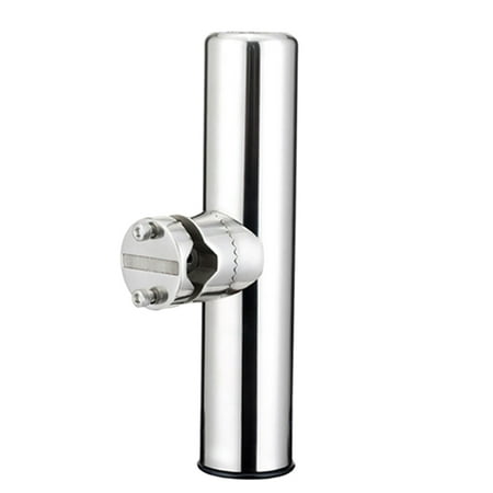 Fishing Rod Holder Mount Rod Stainless Marine Boat Rail Rod Marine Boat Rod Stainless Steel Mount Clamp 7/8 Rail Mount Stainless Steel Rail Qisuo Ajcoflt Ktoo