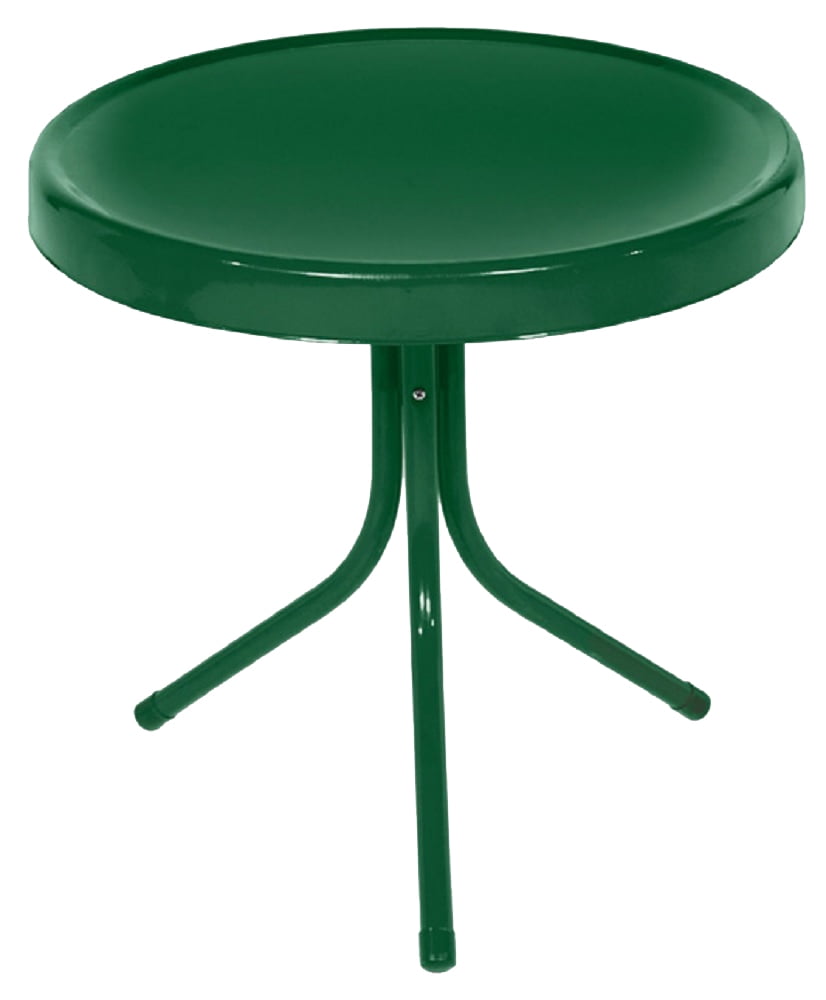 hunter green patio sets on Lb International 20 Retro Tulip Outdoor Patio Side Table Green Walmart Com Walmart Com