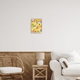 thumbnail image 5 of Stupell Industries Yellow Tartan Patterned Spring Gnomes Mushrooms Graphic Art Gray Framed Art Print Wall Art, Design by Laura Konyndyk, 5 of 5