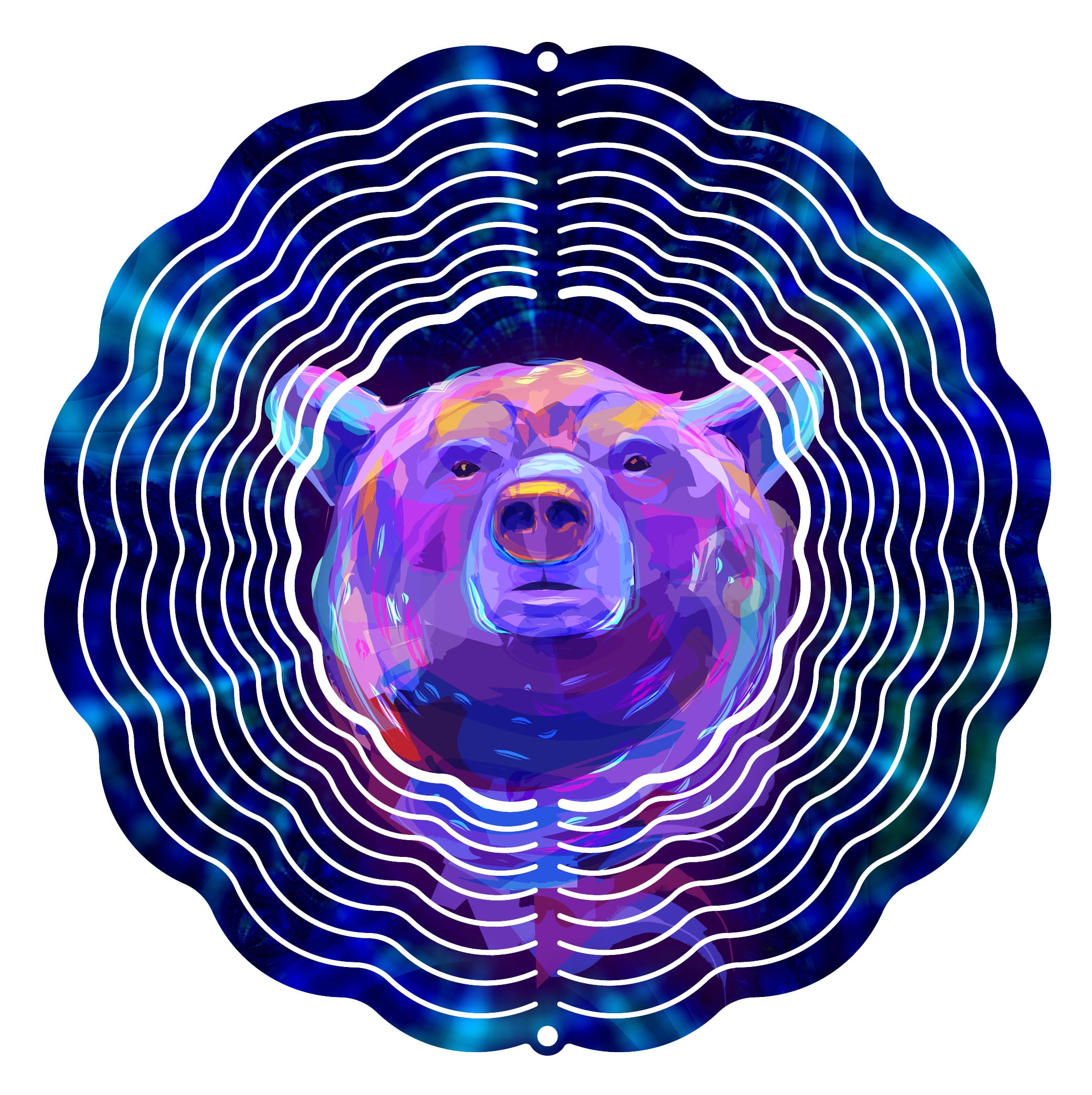 Garden Wind Spinner Indigo Bear 10" Wind Spinner by Next Innovations