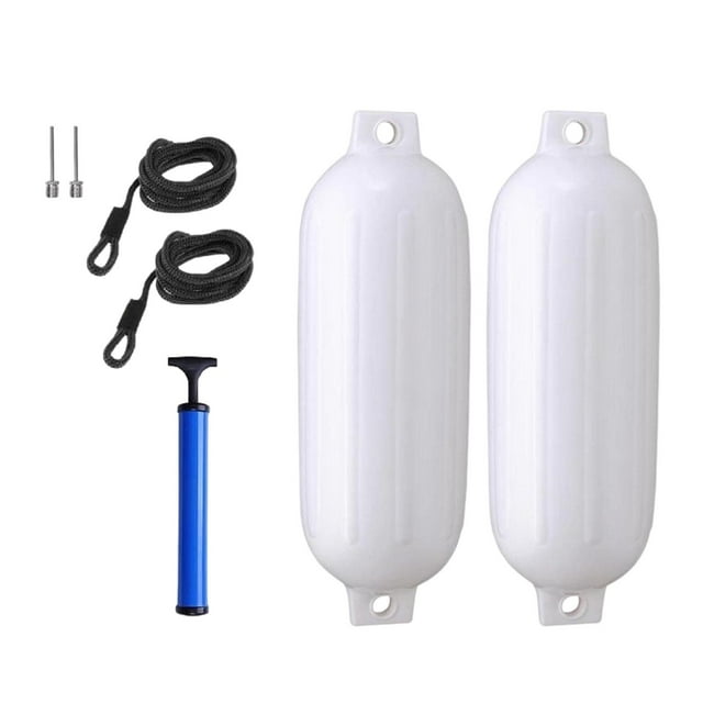 tamizeot Boat Fenders Set Inflatable Bumpers With Rope High Performance For Yacht Fishing Boats And Docking Speedboat Sailboat