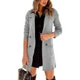 thumbnail image 2 of Sherrylily Women Open Front Cardigan Long Sweaters Cardigan Outerwear Button Down Coats, 2 of 5