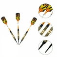 thumbnail image 2 of BESTSKY 3Pcs Darts Copper-Coated Iron Darts for Enhanced Flight Stability,Custom Plastic Darts Tip,Performance-Boosting High-Density Aluminum Dart Flights,Gold, 2 of 4