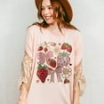 thumbnail image 5 of Strawberry Bow T-Shirt – Cute Pink Strawberry and Floral Graphic Tee, Coquette Aesthetic Gift, Sweet Summer Casual Shirt for Women and Girls, 5 of 7