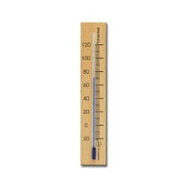 Wall Thermometer 6.0 inch Beech Natural Finish