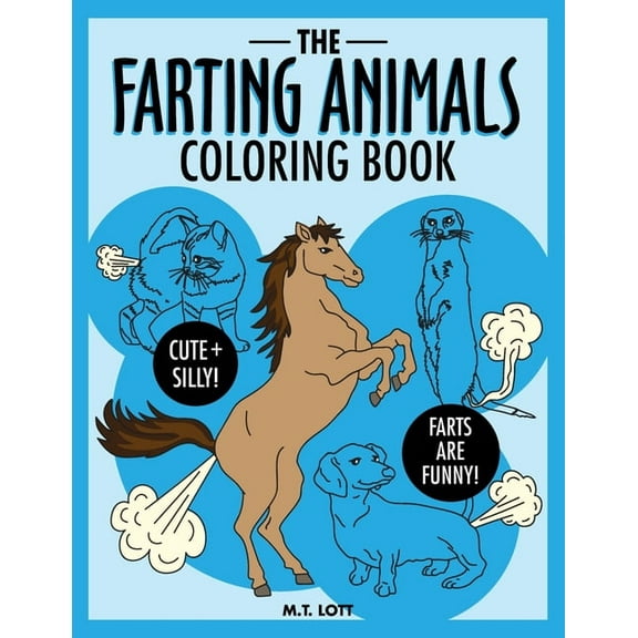 The Farting Animals Coloring Book, (Paperback)