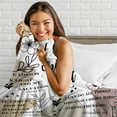 thumbnail image 6 of Christian Gifts for Women Inspirational Bible Verse Blanket Religious Scripture Prayer Faith Throw Blanket Soft Flannel Healing Blanket 60"X50", 6 of 6