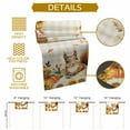 thumbnail image 5 of Fall Squirrel Table Runner, Autumn Thanksgiving Kitchen Dining Table Decoration for Home Party Decor 13x90 Inches, 5 of 9