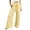 Yellow, variant on Letdown Womens Gingham Wide Leg Pants Elastic High Waist Drawstring Waist Loose Long Pants Plaid Print Pajama Lounge Boxer Pants Cute Comfy PJ Bottoms with Pockets