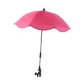 thumbnail image 4 of Sombrilla para cochecito, sombrilla plegable de moda, fácil de instalar, con abrazadera para carrito, para viajes, niños y exteriores. rojo, 4 of 8