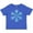 Royal Blue, variant on Inktastic Icy Blue Winter Snowflake Boys or Girls Baby T-Shirt
