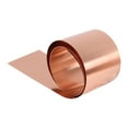 thumbnail image 3 of YWMJZEU Copper Sheet 1Meter Easy to Bend Easy to Cut Pure Copper Thin Cu for Contractors 0.1mm, 3 of 9